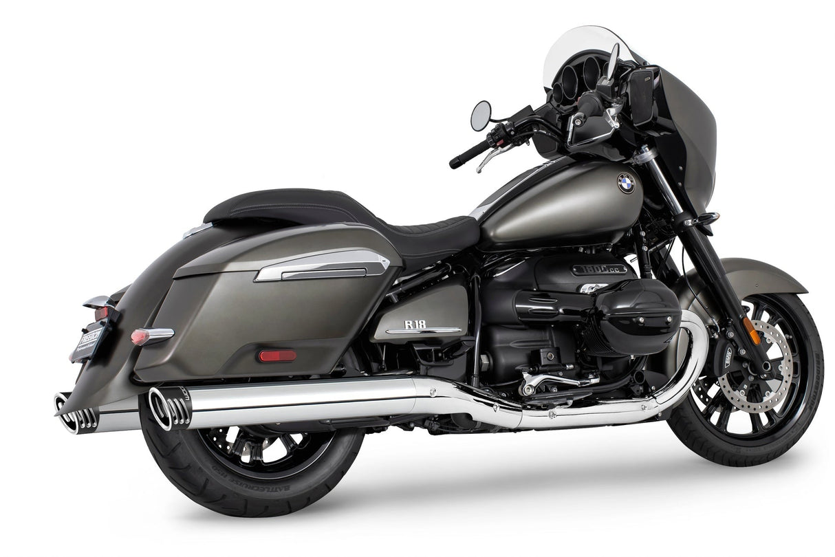 BMW R 18 BAGGER B/TRANSCONTINENTAL/ROCTANE  4" EXTENDED SLIP-ONS ONLY!  BUNDLE