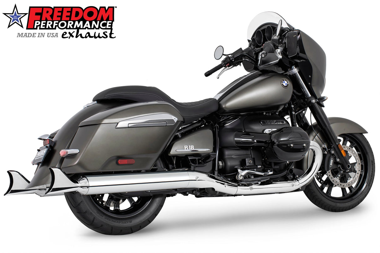 BMW R 18 BAGGER B/TRANSCONTINENTAL/ROCTANE  4" EXTENDED SLIP-ONS ONLY!  BUNDLE