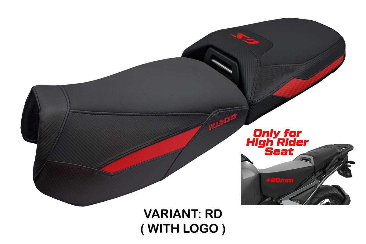 Tappezzeria Italia BMW R1300GS Adventure 2024-2025 Seat Cover Red black