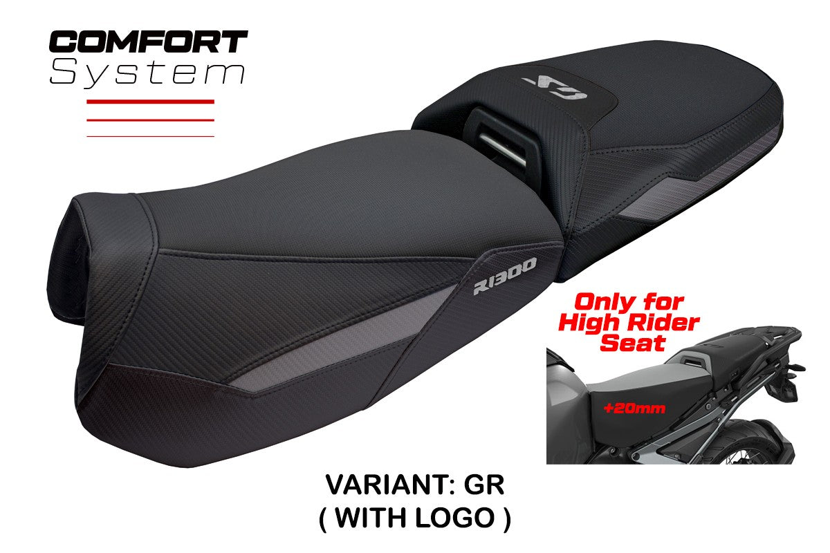 Tappezzeria Italia BMW R1300GS Adventure 2024-2025 Seat Cover Comfort Grey black