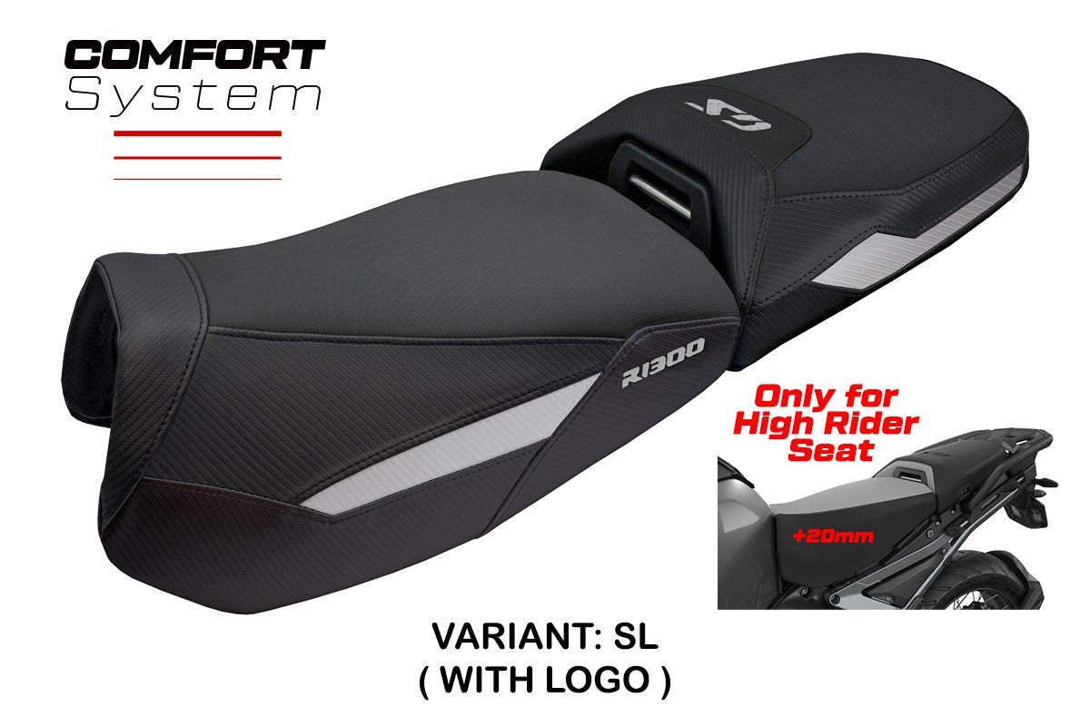 Tappezzeria Italia BMW R1300GS Adventure 2024-2025 Seat Cover Comfort Silver black