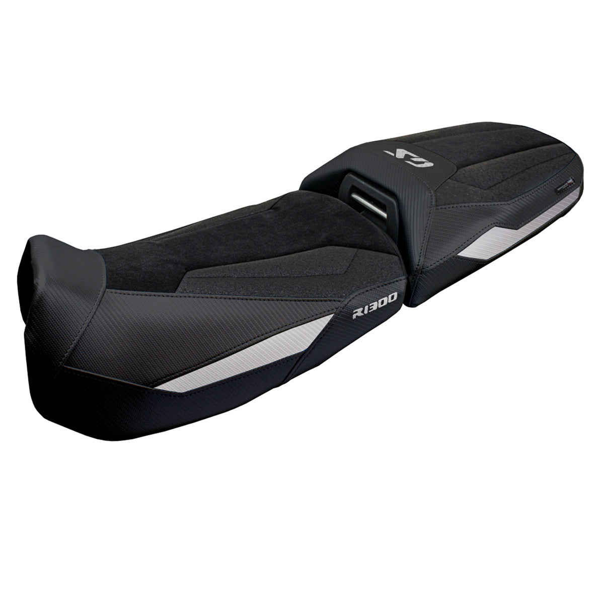Tappezzeria Italia BMW R1300GS Adventure 2024-2025 Seat Cover Ultragrip Black Silver