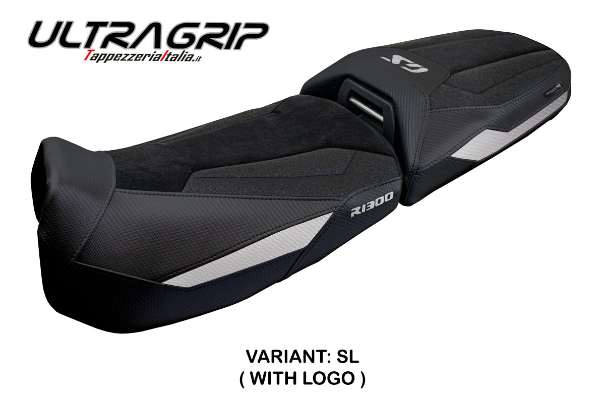 Tappezzeria Italia BMW R1300GS Adventure 2024-2025 Seat Cover Ultragrip Black Silver