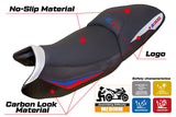 Tappezzeria Italia BMW R1300GS 2023-2025 Touring Seat Cover in White Red and Blue