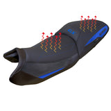 Tappezzeria Italia BMW R1300GS 2023-2025 Seat Cover Comfort Heated in Blue and Black