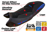 Tappezzeria Italia BMW R1300GS 2023-2025 Touring Seat Cover Ultragrip in Blue and Black