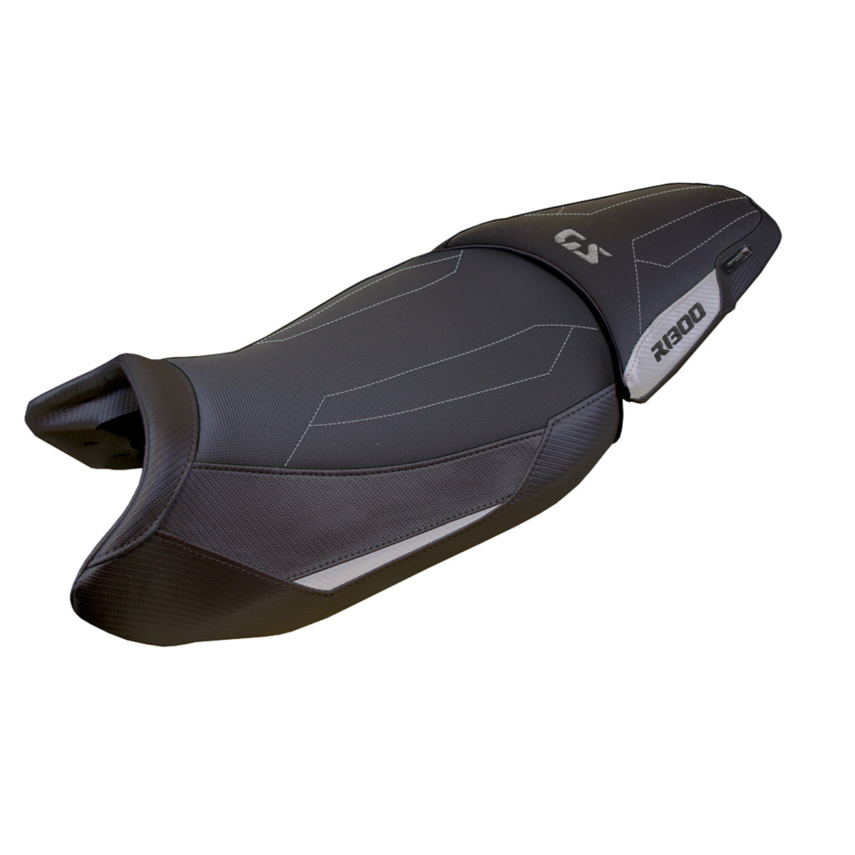 Tappezzeria Italia BMW R1300GS 2023-2025 Standard Seat Cover Comfort in Silver and Black