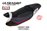 Tappezzeria Italia BMW R1300GS 2023-2025 Standard Seat Cover Ultragrip in White Red and Blue