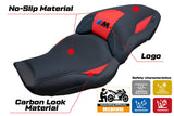 Tappezzeria Italia BMW M1000XR 2024-2025 Seat Cover in Red and Black