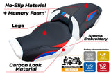 Tappezzeria Italia BMW M1000XR 2024-2025 Seat Cover Comfort in Red Blue White and Black