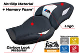 Tappezzeria Italia BMW M1000XR 2024-2025 Seat Cover Comfort in White and Black
