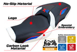 Tappezzeria Italia BMW S1000XR 2024-2025 Seat Cover in Red Blue White and Black