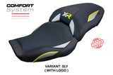 Tappezzeria Italia BMW S1000XR 2024-2025 Seat Cover Comfort in Silver Yellow and Black