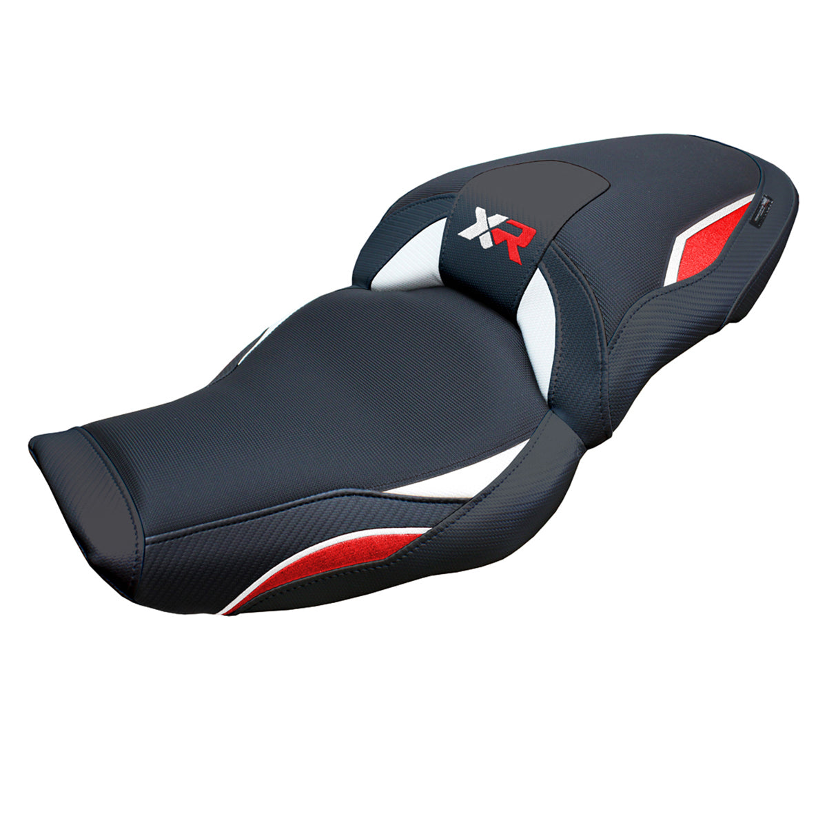 Tappezzeria Italia BMW S1000XR 2024-2025 Seat Cover Comfort in White Red and Black