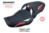 Tappezzeria Italia BMW S1000XR 2024-2025 Seat Cover Comfort in White Red and Black