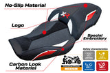 Tappezzeria Italia BMW S1000XR 2024-2025 Seat Cover Ultragrip in White Red and Black