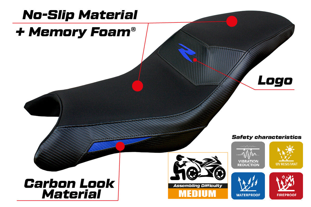 Tappezzeria Italia BMW G310R 2021-2025 Seat Cover Comfort in Blue and Black