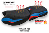 Tappezzeria Italia BMW R1250GS ADV 2019-2024 Comfort Heated Seat Cover in Red Blue