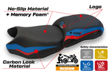 Tappezzeria Italia BMW R1250GS 2019-2023 Comfort Heated Seat Cover in Red and Blue