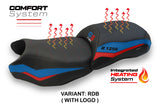 Tappezzeria Italia BMW R1250GS 2019-2023 Comfort Heated Seat Cover in Red and Blue