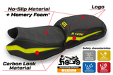 Tappezzeria Italia BMW R1250GS 2019-2023 Comfort Heated Seat Cover in Yellow Black