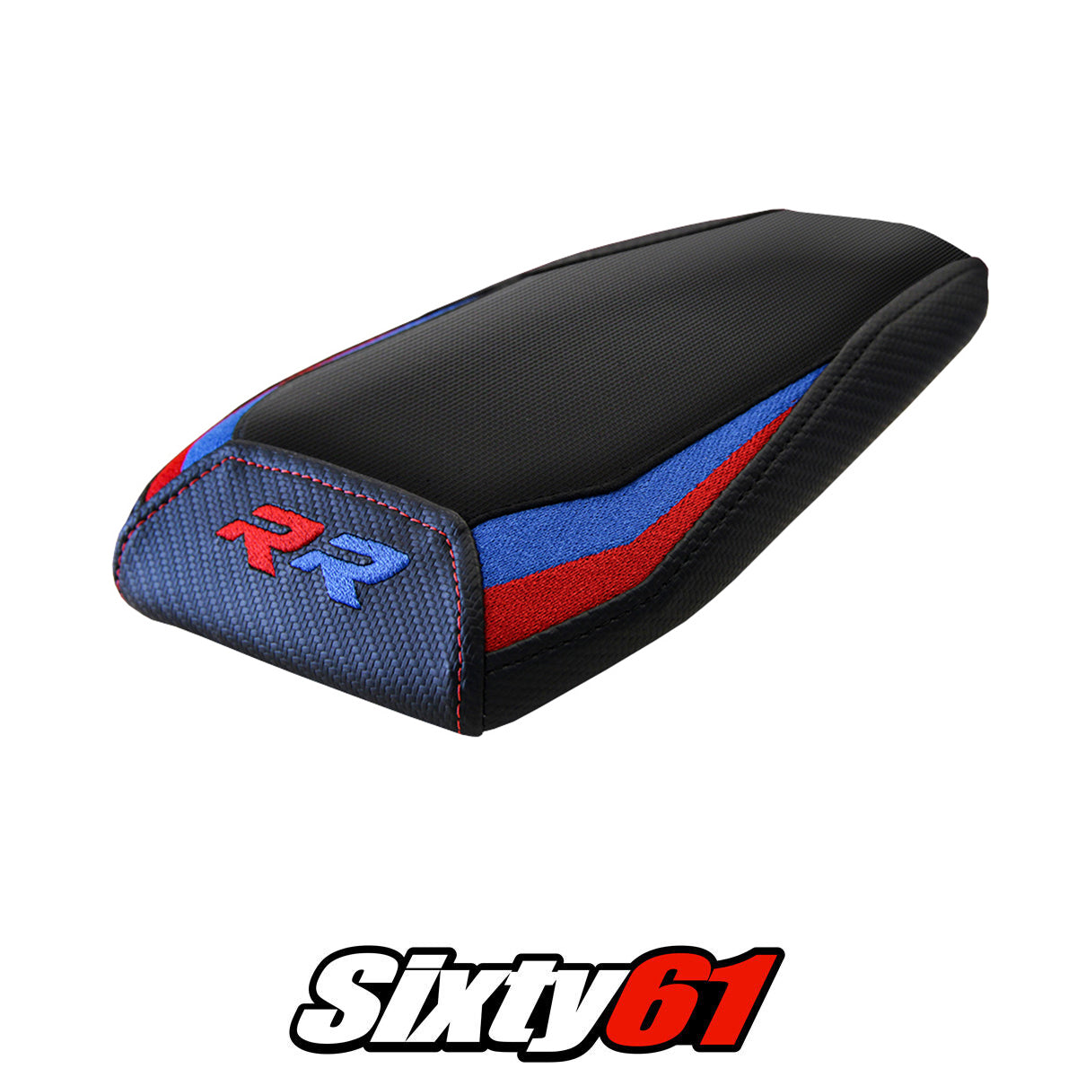 Tappezzeria Italia BMW M1000RR 2021-2022 Rear Seat Cover Comfort in Red, Blue and Black