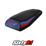 Tappezzeria Italia BMW M1000RR 2021-2022 Rear Seat Cover Comfort in Red, Blue and Black