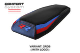 Tappezzeria Italia BMW M1000RR 2021-2022 Rear Seat Cover Comfort in Red, Blue and Black