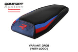 Tappezzeria Italia BMW M1000R 2022-2025 Rear Seat Cover Comfort in Red, Blue and Black