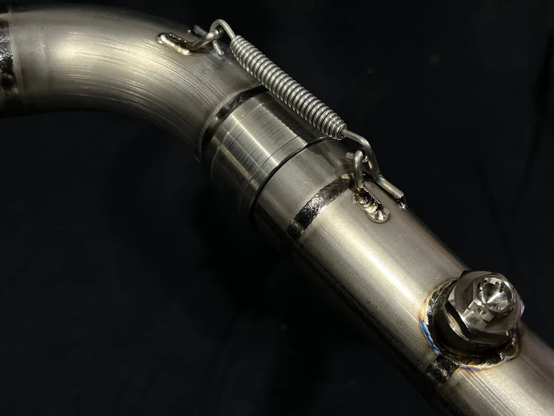 Vandemon  BMW R NINET Titanium Exhaust System with Brushed Headers 2014-2023 BMWRNINETTIEXHBRB VA-22