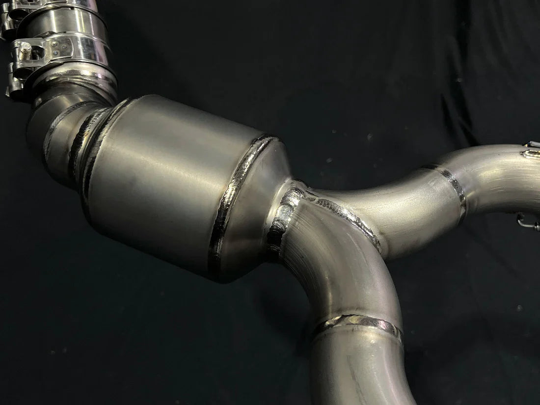 Vandemon  BMW R NINET Titanium Exhaust System with Brushed Headers 2014-2023 BMWRNINETTIEXHBRB VA-22
