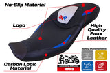 Tappezzeria Italia BMW S1000XR 2020-2023 Seat Cover in White, Red and Blue