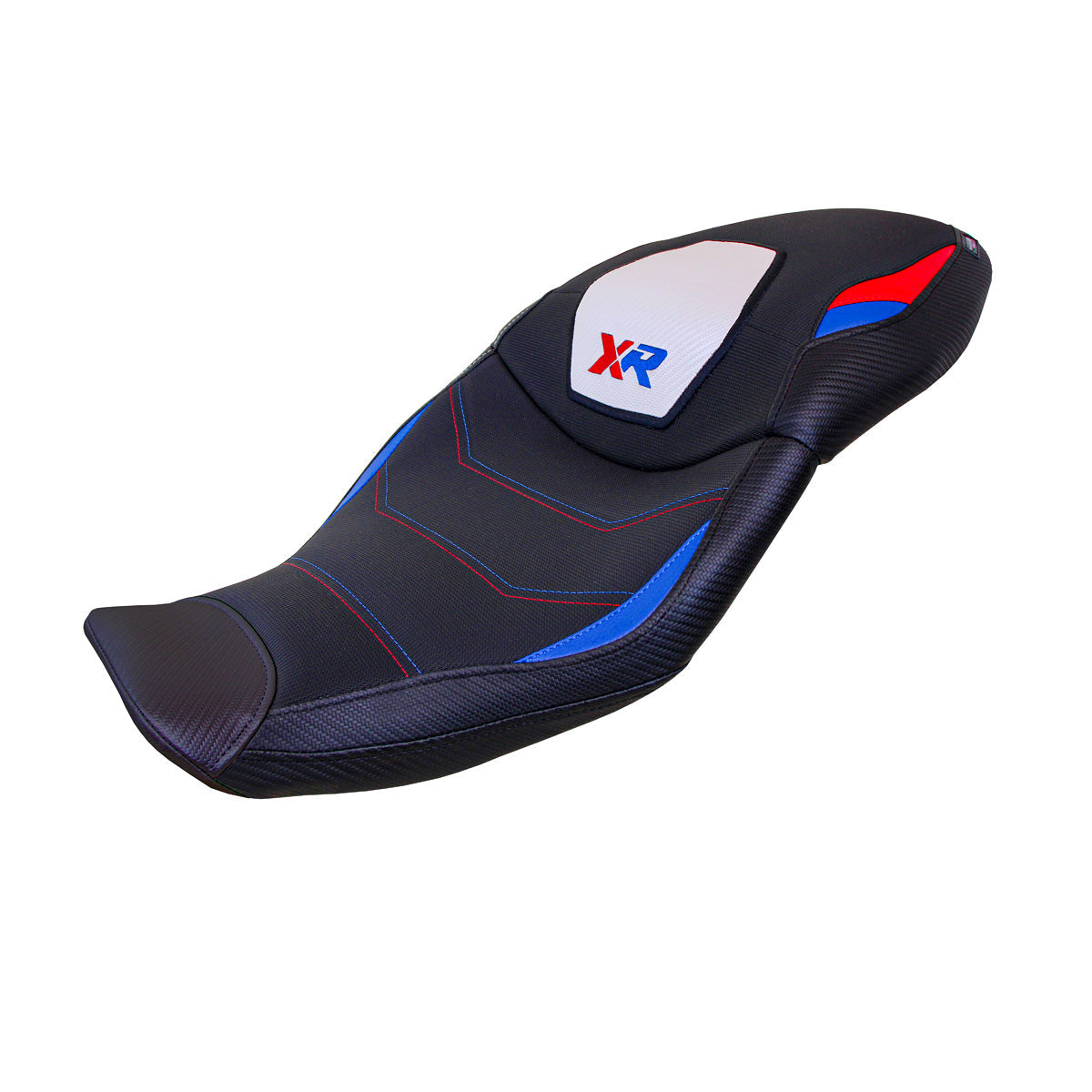 Tappezzeria Italia BMW S1000XR 2020-2023 Seat Cover Comfort in White, Red and Blue