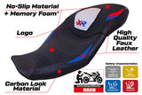 Tappezzeria Italia BMW S1000XR 2020-2023 Seat Cover Comfort in White, Red and Blue