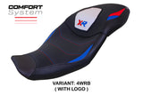 Tappezzeria Italia BMW S1000XR 2020-2023 Seat Cover Comfort in White, Red and Blue