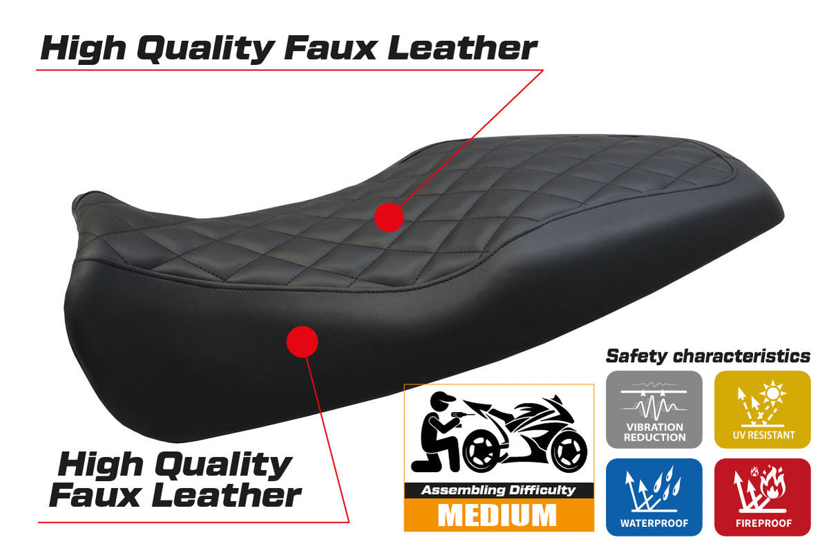 Tappezzeria Italia Benelli Leoncino 506 2017-2025 Seat Cover in Black