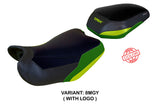 Tappezzeria Italia Benelli TRK 702 2023-2025 Seat Cover in Yellow Army Greenand Black