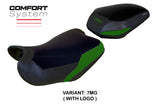 Tappezzeria Italia Benelli TRK 702 2023-2025 Seat Cover Comfort in Army Green and Black