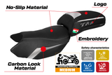 Tappezzeria Italia Benelli TRK 502 2017-2025 Seat Cover in Silver and Black