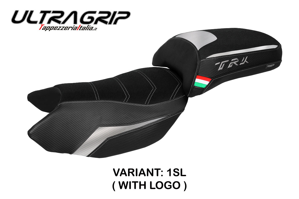 Tappezzeria Italia Benelli TRK 502 2017-2025 Seat Cover Ultragrip in Silver
