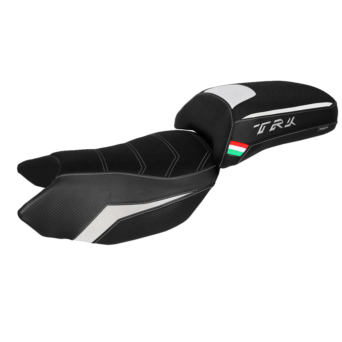 Tappezzeria Italia Benelli TRK 502 2017-2025 Seat Cover Ultragrip in White