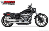 HARLEY SOFTAIL/M8 WIDE TIRE STANDARD, LOW RIDER, SLIM, FAT BOY, BREAKOUT & STREET BOB 3.25" SLIP-ONS