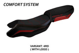 Tappezzeria Italia BMW R1250R 2019-2025 Seat Cover Comfort in Red and Black