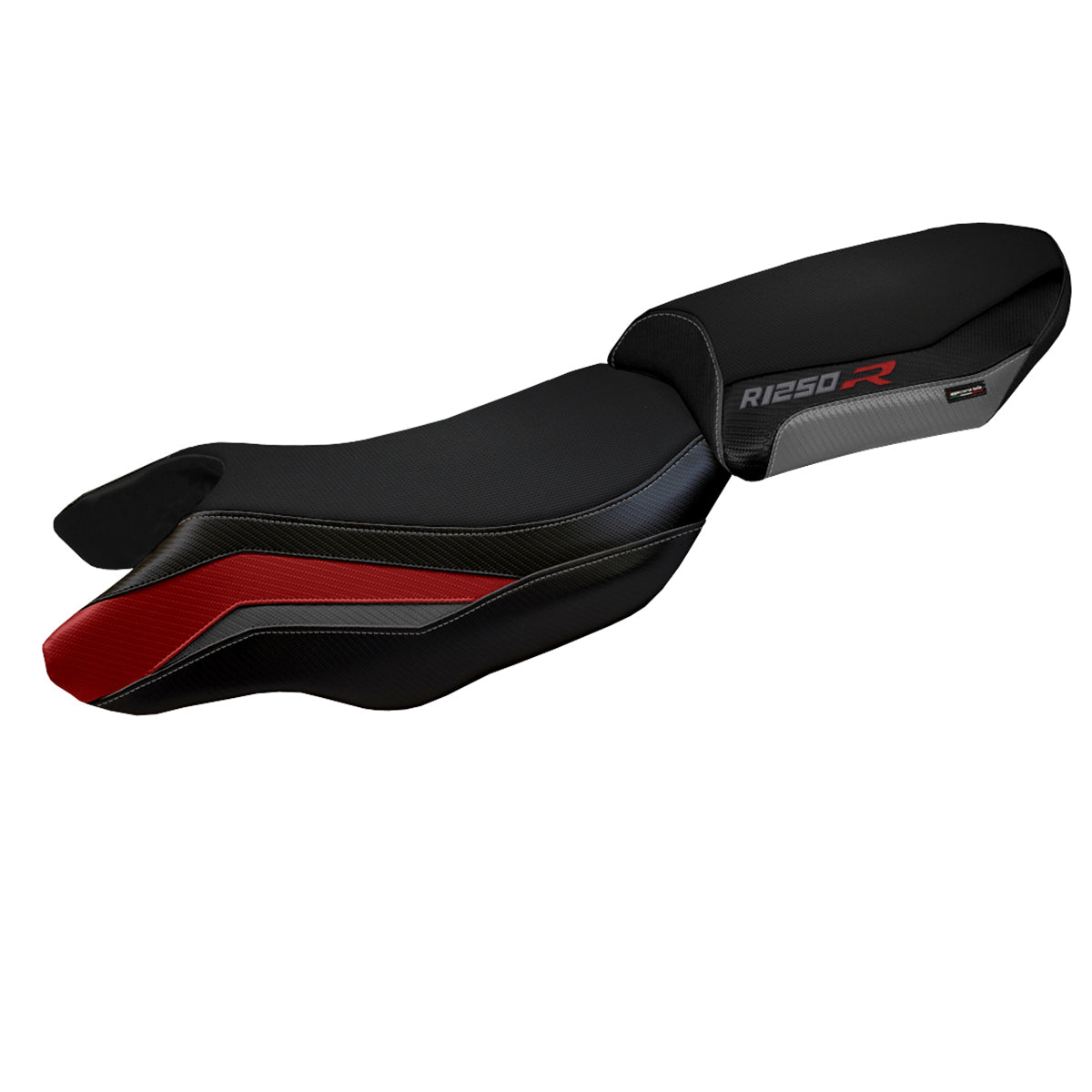 Tappezzeria Italia BMW R1250R 2019-2025 Seat Cover in Red, Grey and Black
