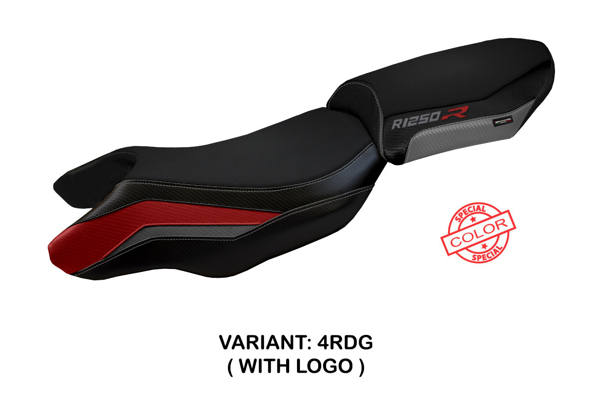 Tappezzeria Italia BMW R1250R 2019-2025 Seat Cover in Red, Grey and Black
