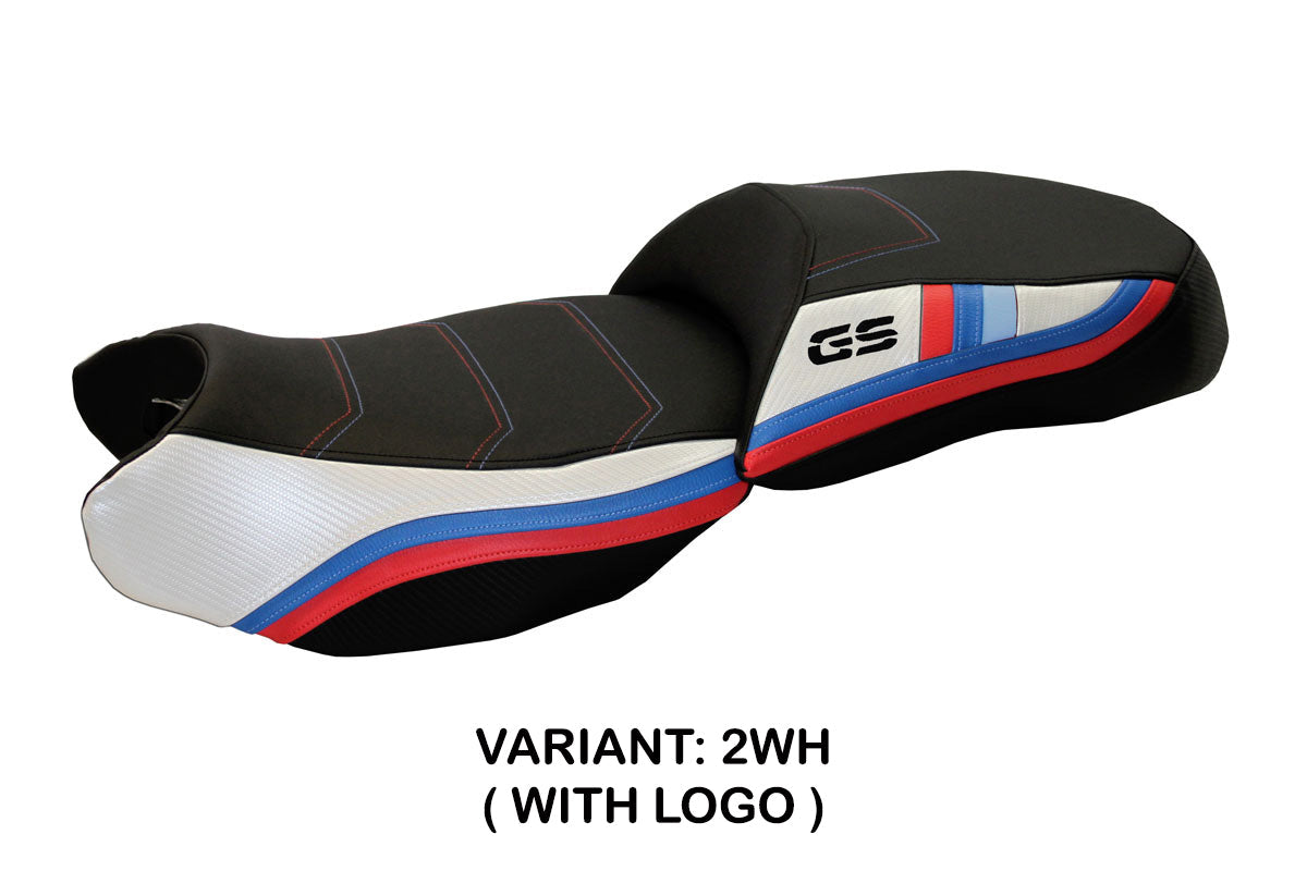 Tappezzeria Italia BMW R1200GS 2013-2018 Seat Cover in White and Black