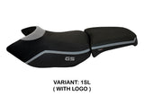 Tappezzeria Italia BMW R1200GS Adventure 2006-2012 Seat Cover in Silver