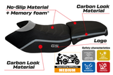 Tappezzeria Italia BMW R1200GS Adventure 2006-2012 Seat Cover Comfort in Silver