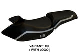 Tappezzeria Italia BMW R1200GS 2005-2012 Seat Cover in Silver and Black