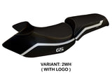 Tappezzeria Italia BMW R1200GS 2005-2012 Seat Cover in White and Black